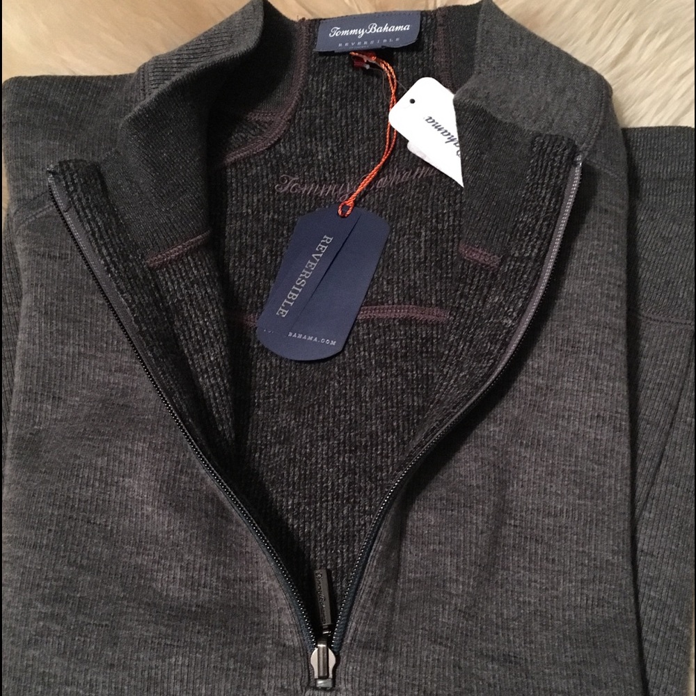 Men’s light weight  reversible sweater
